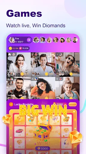 img/screenshots/1089836344-6.webp BuzzCast - Live Video Chat App screenshot 6