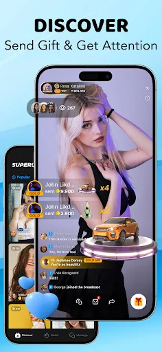 img/screenshots/1435758172-6.webp SuperLive- Live Stream & Chat screenshot 6