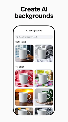 img/screenshots/1455009060-1.webp Photoroom AI Photo Editor screenshot 1