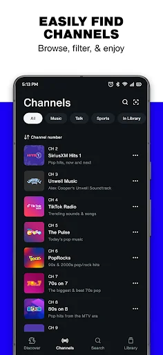 img/screenshots/317951436-8.webp SiriusXM: Music, Sports & News screenshot 8