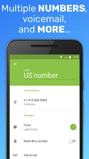 img/screenshots/514485964-5.webp Text Me: Second Phone Number screenshot 5