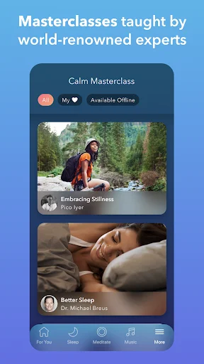 img/screenshots/571800810-7.webp Calm - Sleep, Meditate, Relax screenshot 7