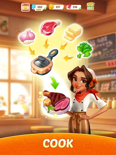img/screenshots/6618142292-8.webp Flambé: Merge & Cook screenshot 8