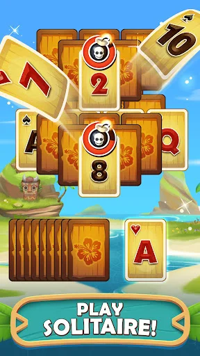 img/screenshots/892521917-1.webp Tiki Solitaire TriPeaks screenshot 1